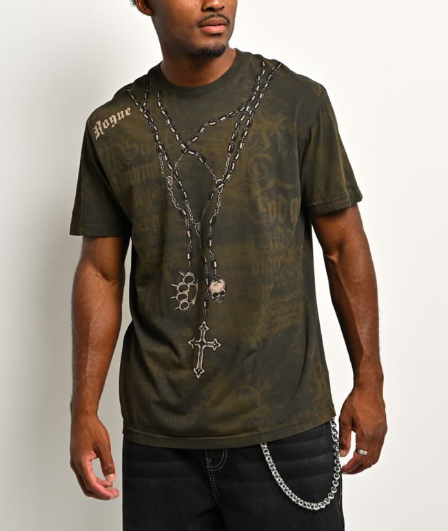 Affliction x Rogue Saints Olive T-Shirt - Affliction