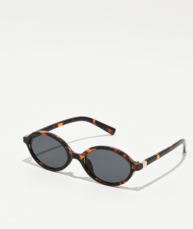 Oval Siren Tortoiseshell Sunglasses - 