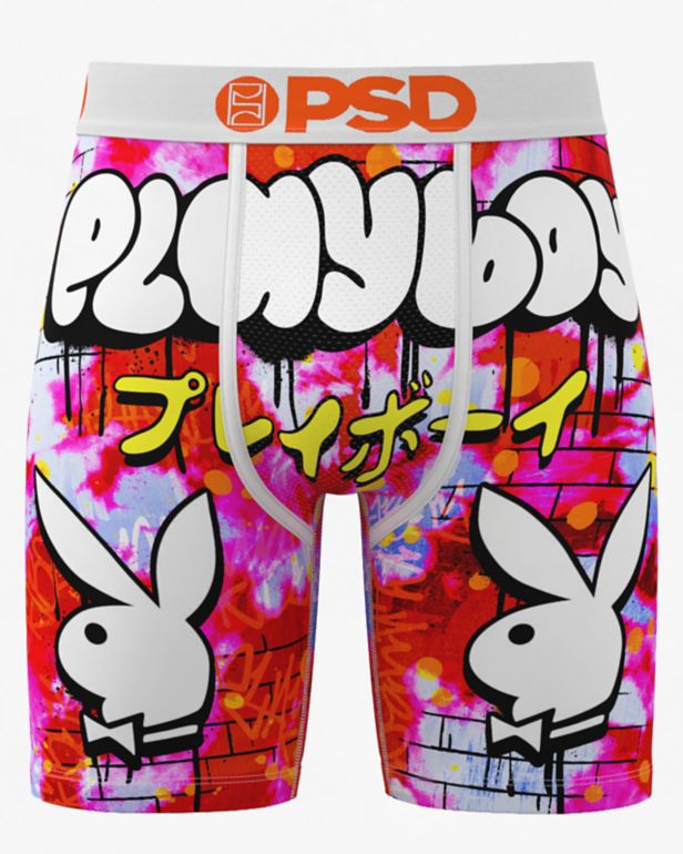 PSD x Playboy Throwzz White Boxer Briefs - PSD Underwear