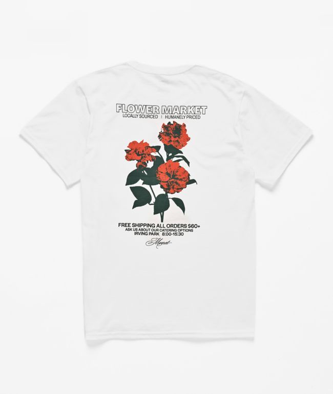 Monet Skateboards Kid's Locally Sourced White T-Shirt - Monet Skateboards