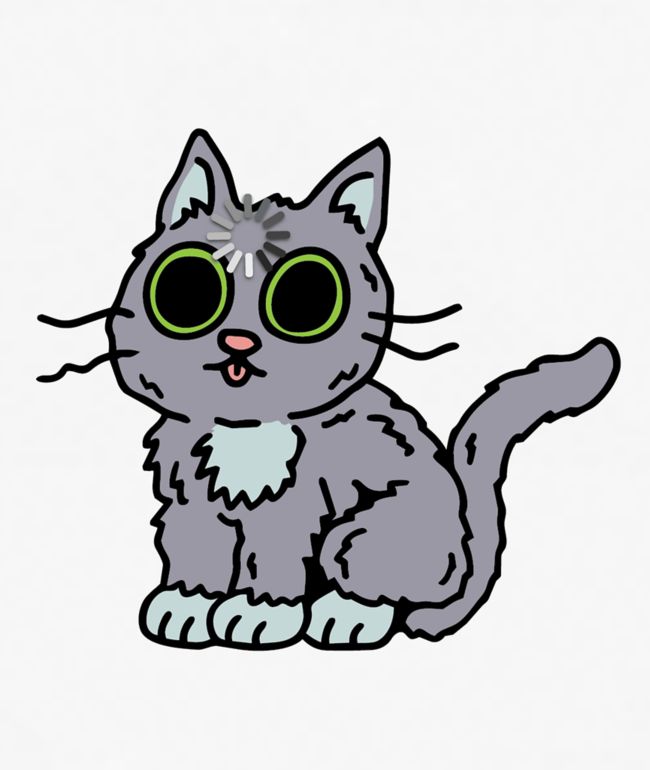 A.LAB Loading Cat Sticker - A.LAB