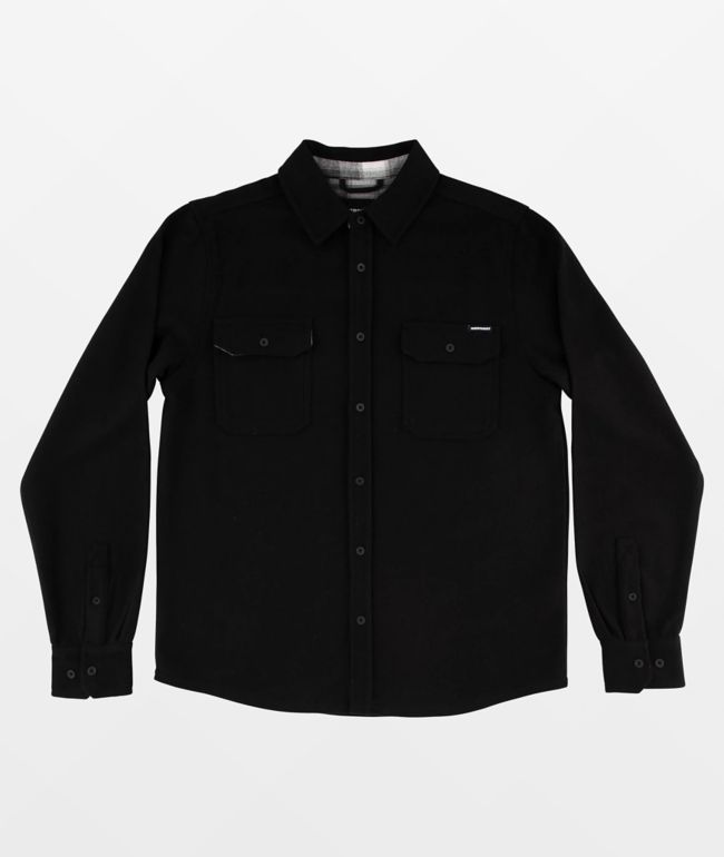 Independent Heather Black Flannel Shirt - Independent