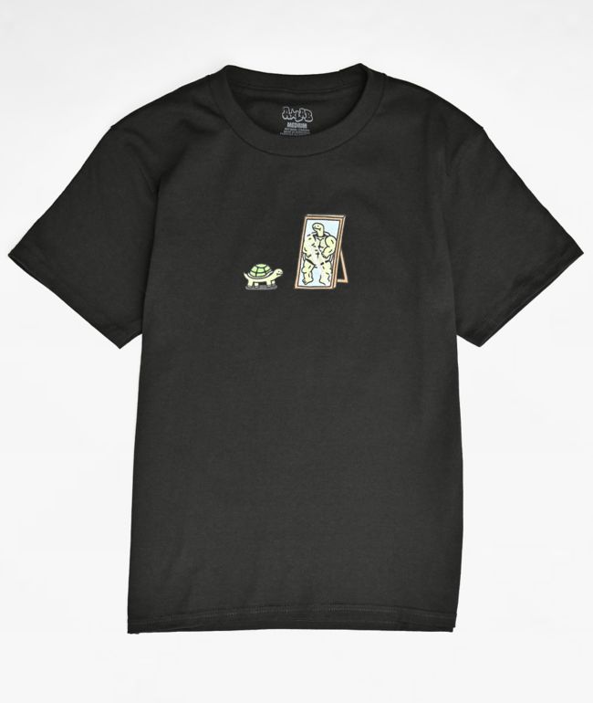 A.LAB Kid's Jerry Mirror Flexing Black T-Shirt - A.LAB