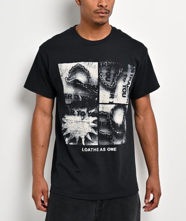 Loathe Squares Black T-Shirt - Loathe