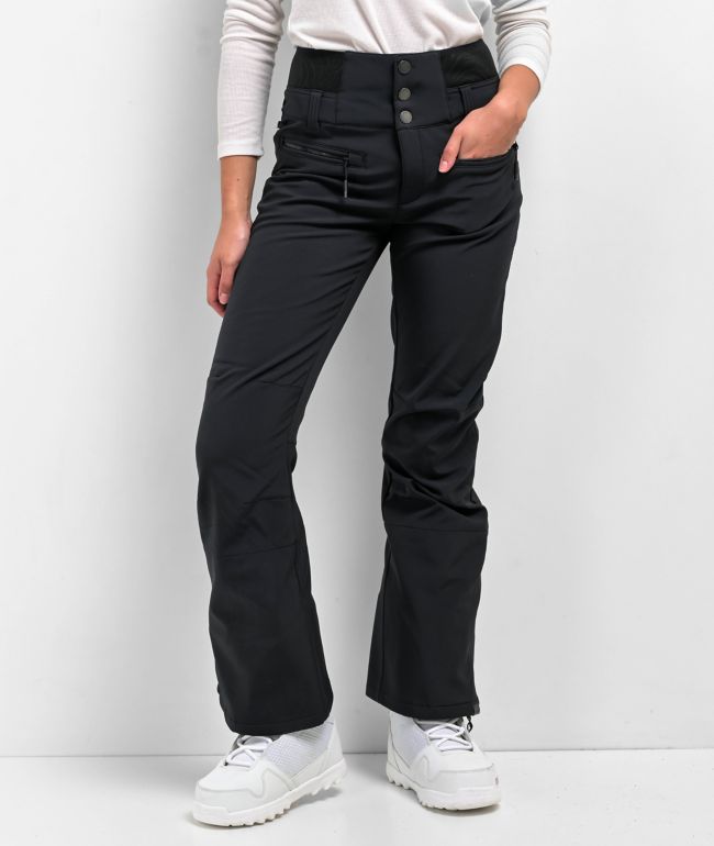 Roxy Rising High 15K Black Snow Pants - Roxy