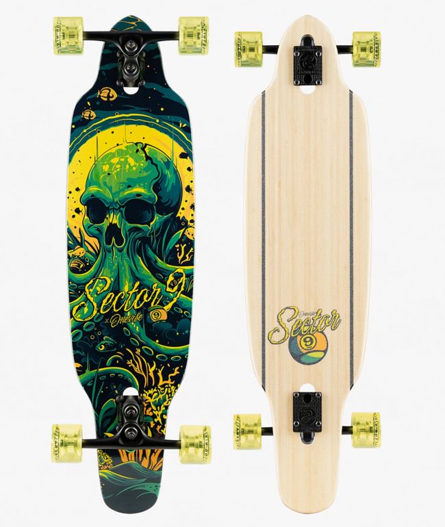 Sector 9 x OneVibe Striker Depths 36.5" Drop Through Longboard Complete - Sector 9