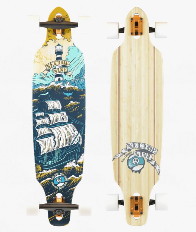 Sector 9 Mini Lookout Voyage 37.5" Drop Through Longboard Complete - Sector 9