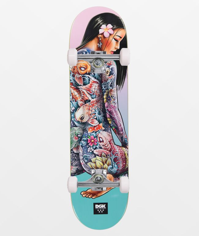 DGK Koi 8.25" Assembled Skateboard Complete - DGK