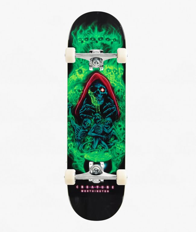 Creature Worthington Terror Sight 8.75" Assembled Skateboard Complete - Creature