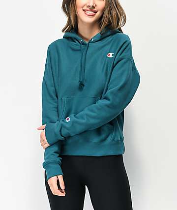 tiffany blue champion hoodie