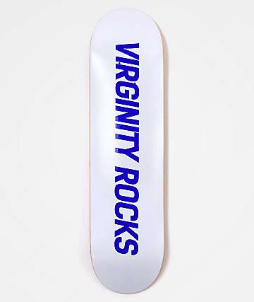 Danny Duncan Virginity Rocks White 8.0" Skateboard Deck