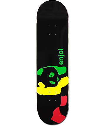 Enjoi Rasta Panda 8.25" Skateboard Deck