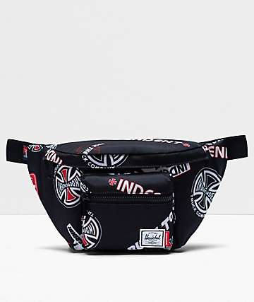 Herchel Supply Co. x Independent Seventeen Black, White & Red Fanny Pack