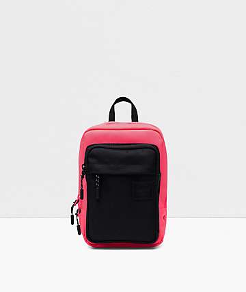 Herschel Supply Co. Form Large Neon Pink & Black Shoulder Bag