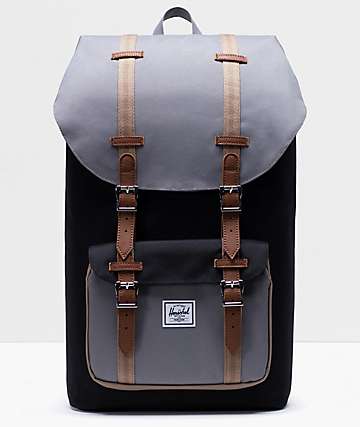 Herschel Supply Co. Little America Black, Grey & Tan Backpack