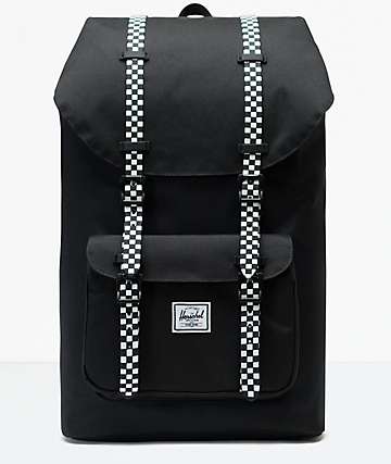Herschel Supply Co. Little America Black & Checkerboard Backpack