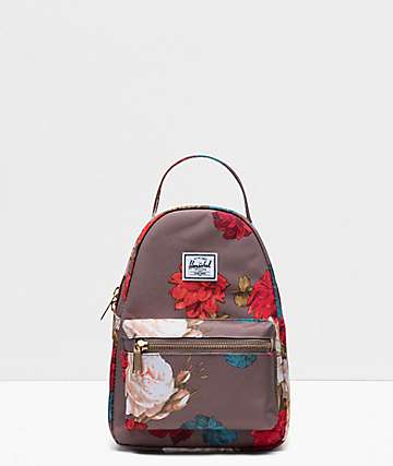 Herschel Supply Co. Nova Vintage Floral Pine Bark Mini Backpack