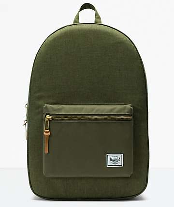 Herschel Supply Co. Settlement Olive Night Crosshatch & Olive Night Backpack