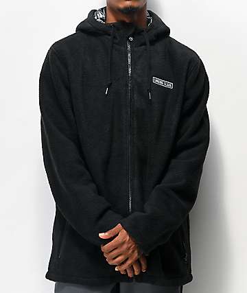 Lurking Class by Sketchy Tank Reaper Black Tech Fleece Jacket