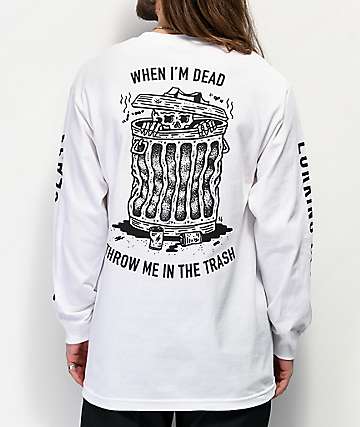 Lurking Class by Sketchy Tank When I'm Dead White Long Sleeve T-Shirt