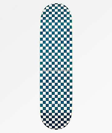 Maxallure Lets Go Checkerboard White 8.0" Skateboard Deck
