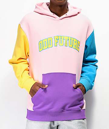 odd future primary color block hoodie