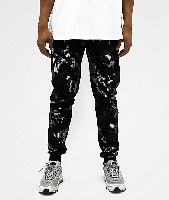 black camo sweatpants