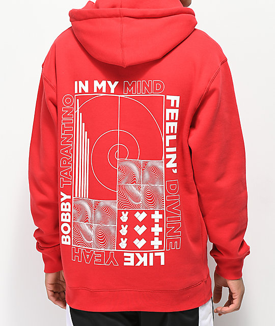 zumiez red hoodie