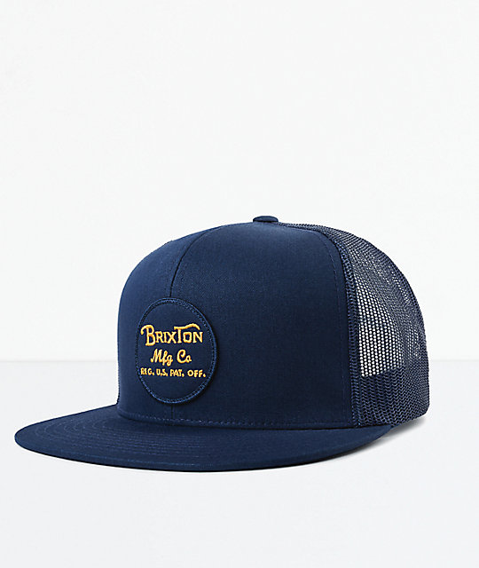 brixton wheeler mesh cap