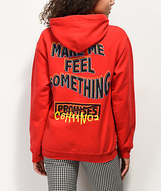 zumiez red hoodie