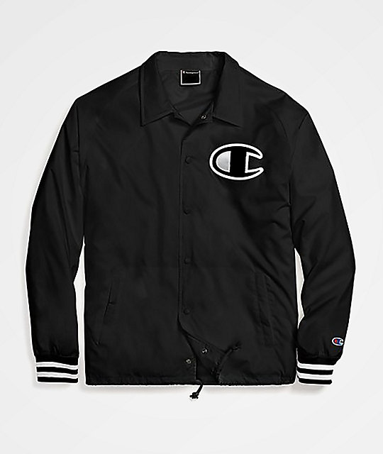 champion satin coach jacket