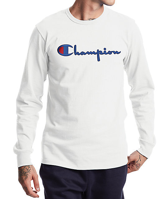 champion full sleeve t shirt