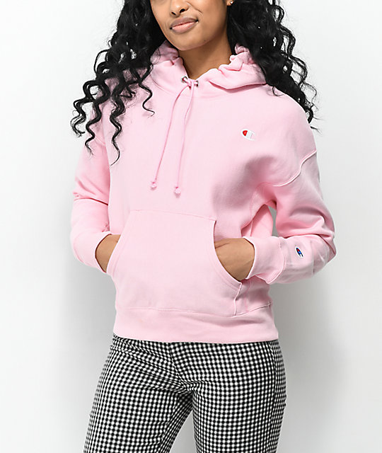 cheap pink champion hoodie