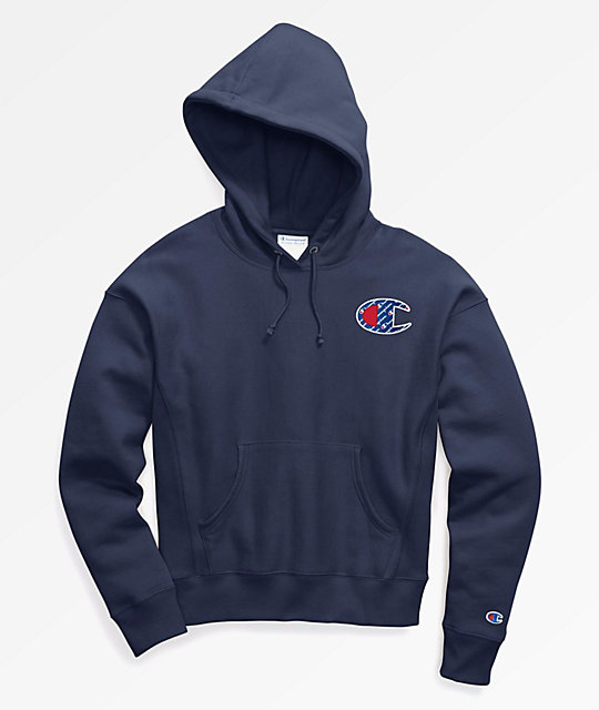 champion sublimated c logo hoodie