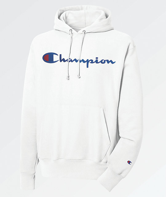 zumiez white champion hoodie