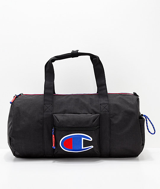 Champion Supersize 32L Black Duffel Bag 