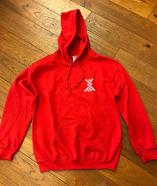 crooks and castles red hoodie