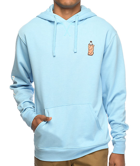 light blue hoodie mens