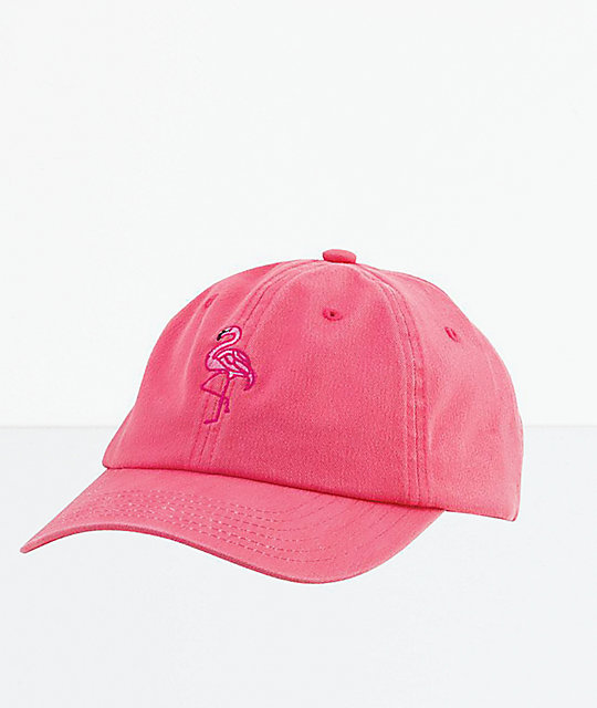 pink strapback hat