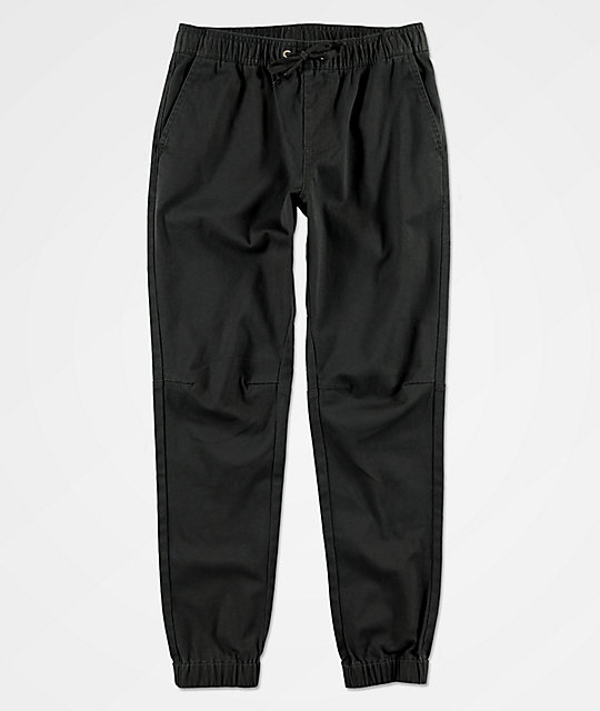 Empyre Boys Creager Elastic Waist Black Jogger Pants Zumiez.ca