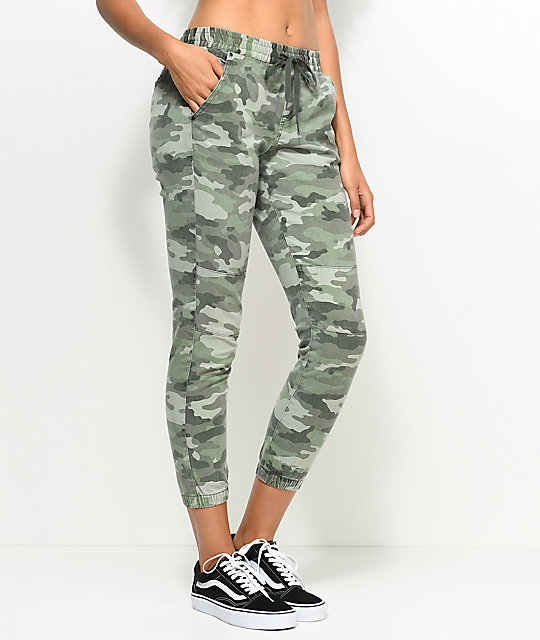 military green joggers