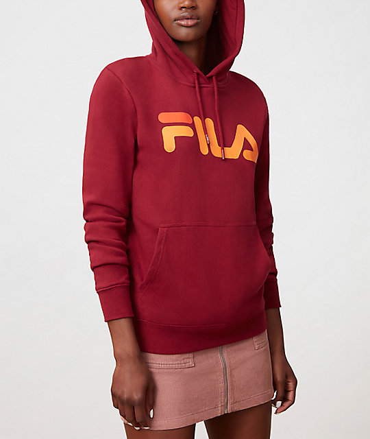 fila sweatshirt womens orange