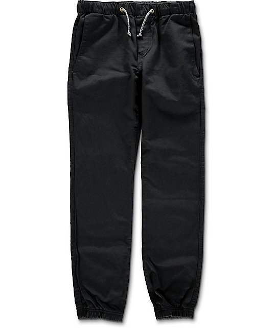 black pant joggers