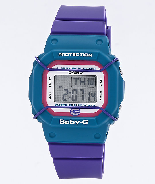 baby blue baby g watch