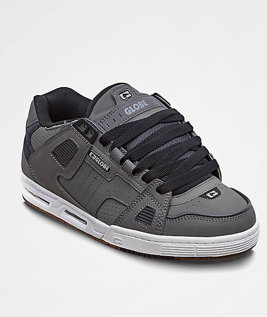 Globe Sabre Charcoal &amp; Dark Shadow Skate Shoes Zumiez.ca