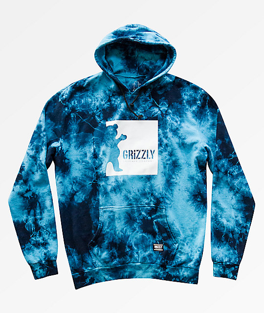 grizzly tie dye hoodie