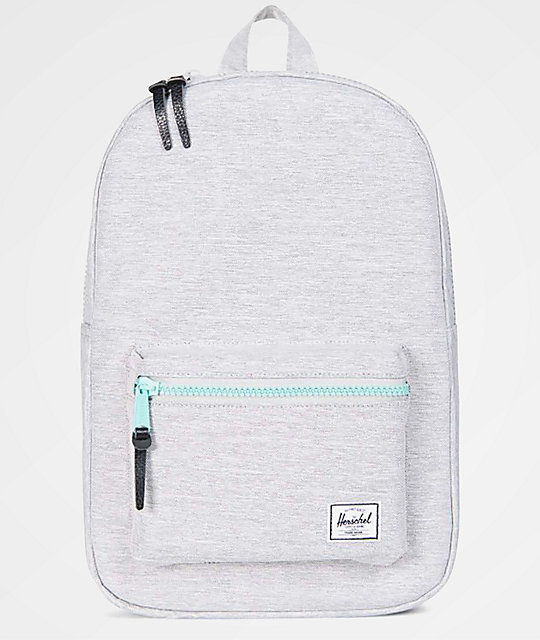 herschel backpack light grey