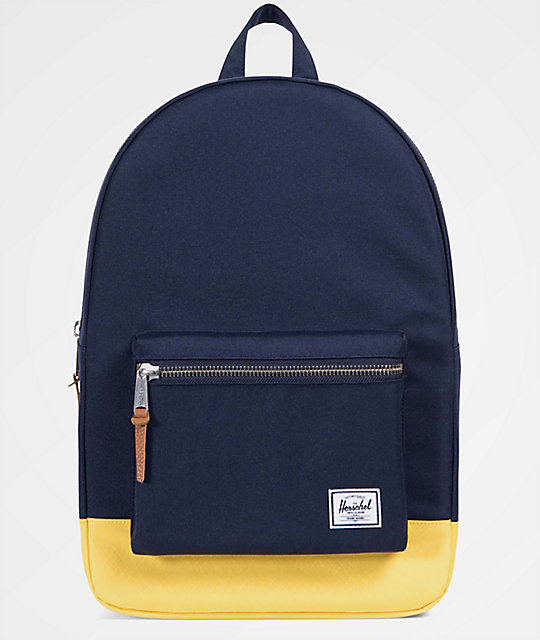 yellow herschel bag