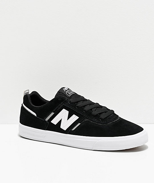 black skateboarding shoes