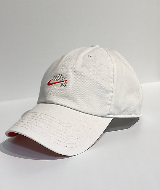 nike sb cap white